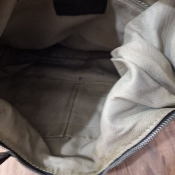 American Leather Black Leather zip purse - Picture 4 of 6